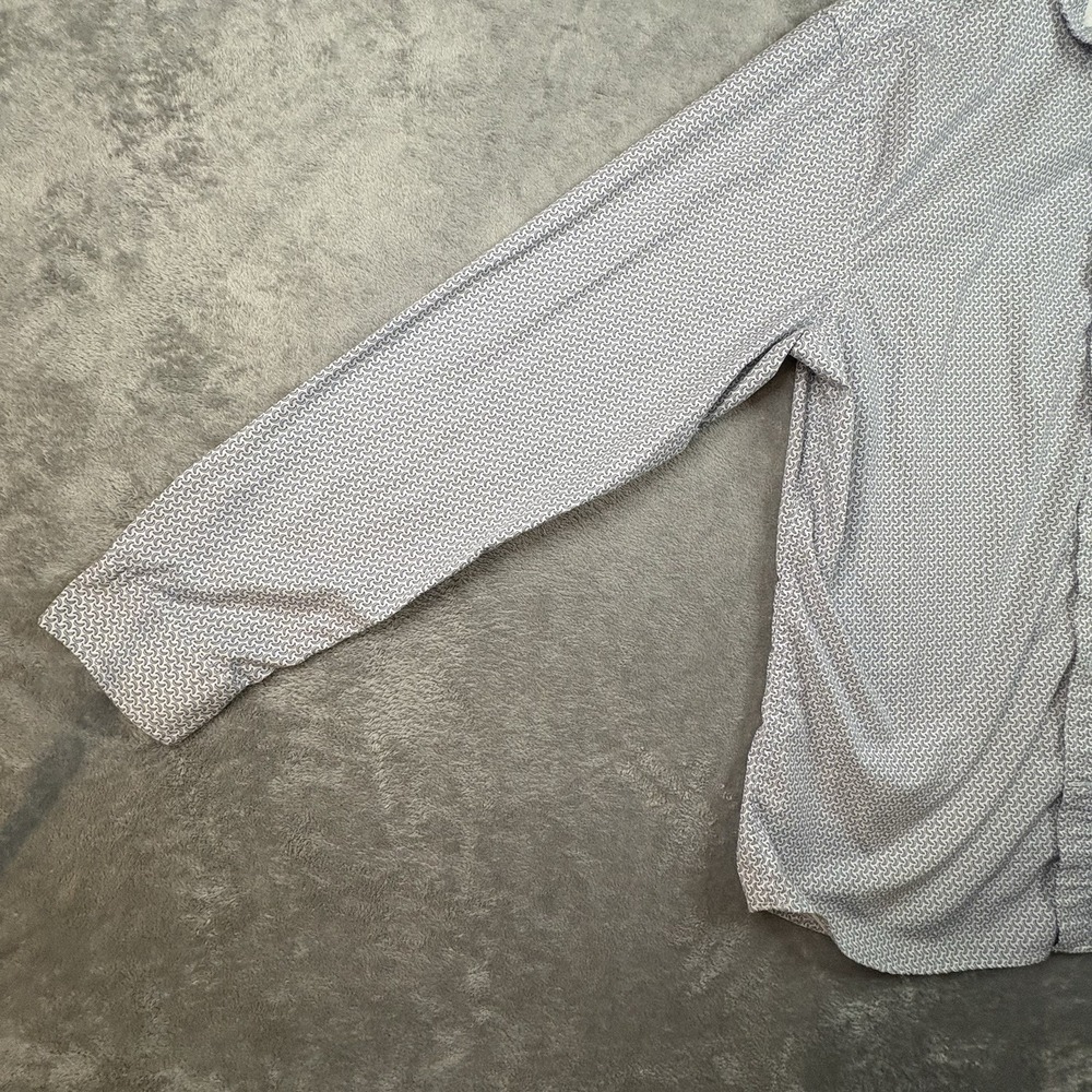 Banana Republic Luxe Poplin Men's XL Slim Fit Black & White Banana Print SEE DES - Picture 10 of 16
